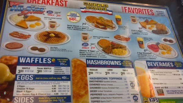 Menu photo 6 Waffle House Tampa, FL Menu photo 6 Waffle House Tampa, FL