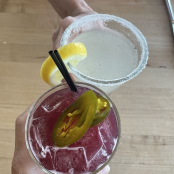 Brick 29 - Lemon drop and jalapeño blueberry margarita - New American Near Me - Nampa, Idaho Brick 29 - Lemon drop and jalapeño blueberry margarita - New American Near Me - Nampa, Idaho