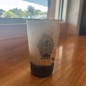 Tiger Sugar - Coffee latte with boba pearl and coffee jelly - Bubble Tea Near Me - Ellicott City, Maryland Tiger Sugar - Coffee latte with boba pearl and coffee jelly - Bubble Tea Near Me - Ellicott City, Maryland