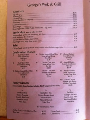 Menu photo 8 George's Wok & Grill Yakima, WA Menu photo 8 George's Wok & Grill Yakima, WA