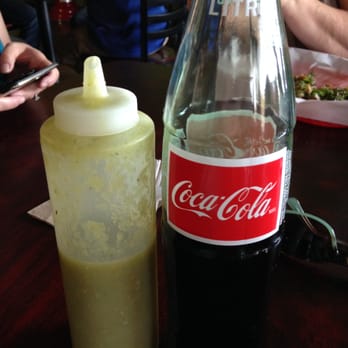 Super Taqueria - my Medio Litro Mexican Coke and their green sauce - Mexican Near Me - Reno, Nevada Super Taqueria - my Medio Litro Mexican Coke and their green sauce - Mexican Near Me - Reno, Nevada
