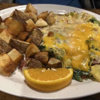 West Coast Diner - Kielbasa sausage omelette (potatoes were out of this world good) - Breakfast & Brunch Near Me - Portland, Oregon West Coast Diner - Kielbasa sausage omelette (potatoes were out of this world good) - Breakfast & Brunch Near Me - Portland, Oregon