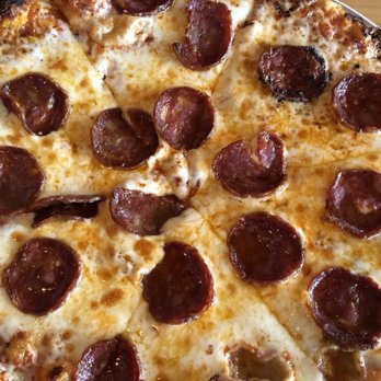 The Bench - Hellbrook Pepperoni Pizza. - Pizza Near Me - Stowe, Vermont The Bench - Hellbrook Pepperoni Pizza. - Pizza Near Me - Stowe, Vermont