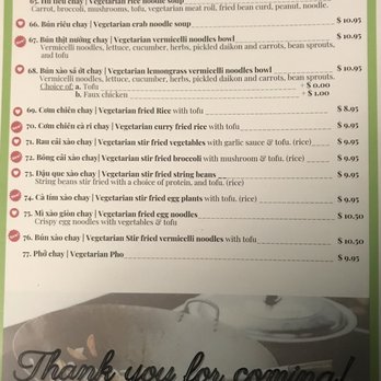 A Chau Restaurant - Menu - Vietnamese Near Me - Louisville, Kentucky