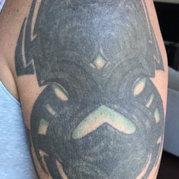 Old tattoo before