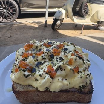 Bica - Egg salad toast! My favorite - Mediterranean Near Me - San Diego, California Bica - Egg salad toast! My favorite - Mediterranean Near Me - San Diego, California