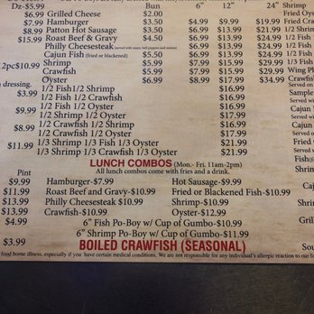Big Easy Bar and Grill - Menu - Cajun/Creole Near Me - Austin, Texas