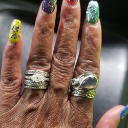 Cute Nails - Party nails for tic told color party