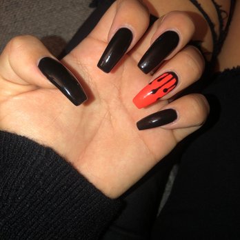 Sola Nails - Awesome Halloween design!!! - Nail Salons Near Me - Burien, Washington
