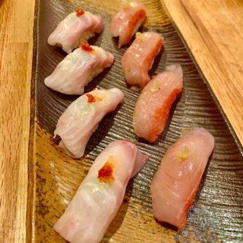Daigo - Ishidai (left) and kinmedai - Sushi Bars Near Me - Palo Alto, California Daigo - Ishidai (left) and kinmedai - Sushi Bars Near Me - Palo Alto, California