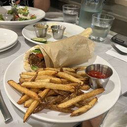 Gyro with Lamb Tips