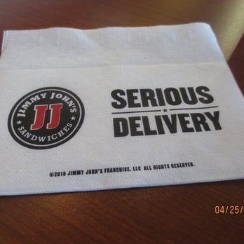Jimmy John's - napkin - Sandwiches Near Me - Henderson, Nevada