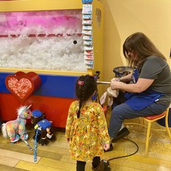 Build-A-Bear Workshop - My daughter enjoyed pushing the pedal
