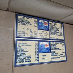 Menu 1 of 2
