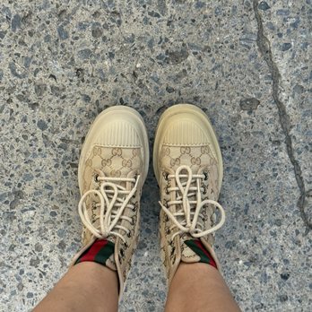Saks Fifth Avenue - Two different color sole Gucci shoes - Shoe Stores Near Me - Boca Raton, Florida Saks Fifth Avenue - Two different color sole Gucci shoes - Shoe Stores Near Me - Boca Raton, Florida