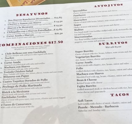 Menu photo 2 Licha's Restaurant Hawthorne, CA
