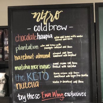 Starbucks - Nitro menu - Coffee & Tea Near Me - Honolulu, Hawaii