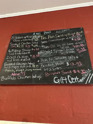 Menu photo 1 A Slab And More Demopolis, AL