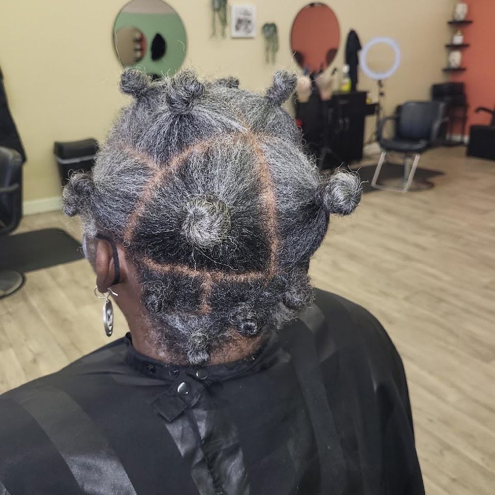 Crowned360 Beauty Bar - Microlocs in progress - Waxing Near Me - Augusta, Georgia