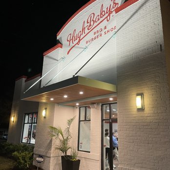 Hugh-Baby’s - Entrance is well lit for the nighttime patron. - Burgers Near Me - Charleston, South Carolina Hugh-Baby’s - Entrance is well lit for the nighttime patron. - Burgers Near Me - Charleston, South Carolina