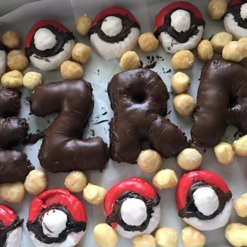 Monarch Donuts - Custom made Pokémon balls - Donuts Near Me - Arcadia, California