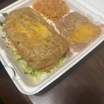 Gilbertos Taco Shop 2 - Chimichanga plate - Tacos Near Me - Arlington, Texas
