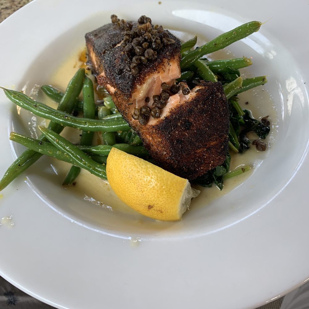 The Mansion - Blackened Salmon - New American Near Me - Melbourne, Florida The Mansion - Blackened Salmon - New American Near Me - Melbourne, Florida