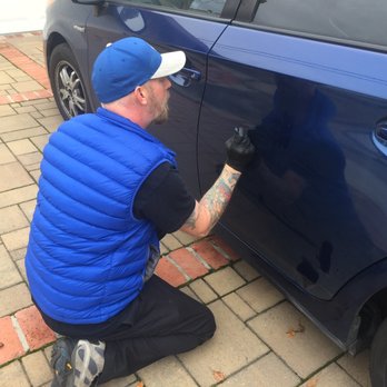 The Paint Doctor - Touch up job with a fine paint brush for small scratches - 2. - Body Shops Near Me The Paint Doctor - Touch up job with a fine paint brush for small scratches - 2. - Body Shops Near Me