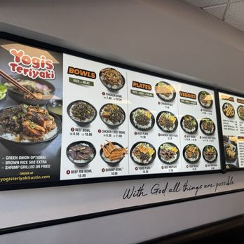 Yogis Teriyaki House - Menu - Japanese Near Me - Tustin, California Yogis Teriyaki House - Menu - Japanese Near Me - Tustin, California
