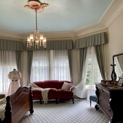 Ardenwood Historic Farm - Beautiful bedroom and the dress was designed after the one she wore