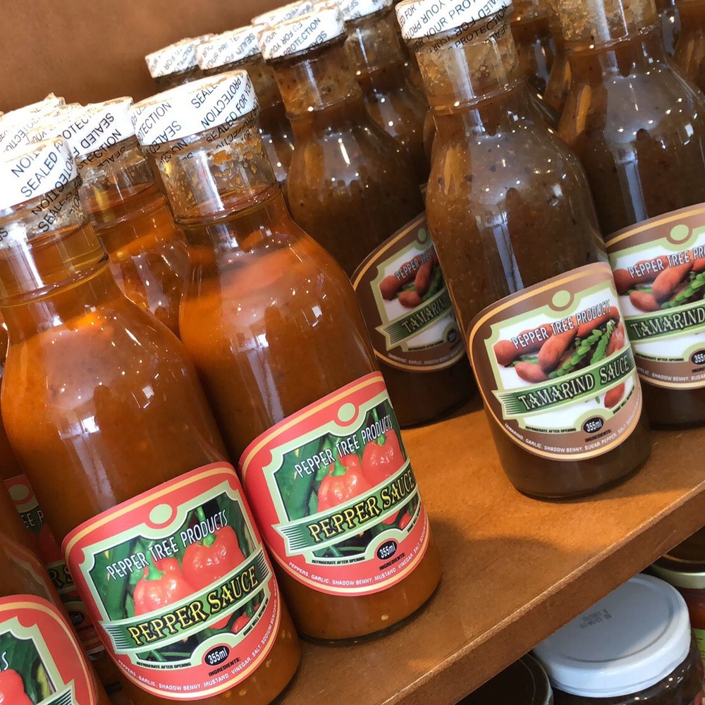 Alima's Roti and Pastry - a shelf full of jars of sauces - Indian Near Me - Brampton, Ontario Alima's Roti and Pastry - a shelf full of jars of sauces - Indian Near Me - Brampton, Ontario