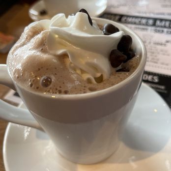 Broken Yolk Cafe - Hot cocoa. Looks good, taste just OK. - Breakfast & Brunch Near Me - Santee, California Broken Yolk Cafe - Hot cocoa. Looks good, taste just OK. - Breakfast & Brunch Near Me - Santee, California