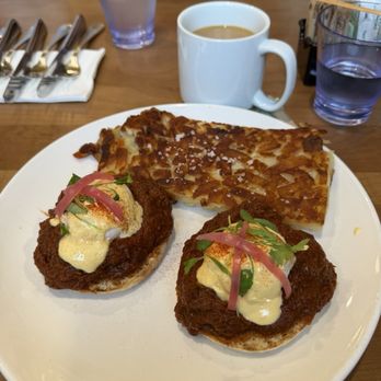 Poached Kitchen - Birria Benedict - Breakfast & Brunch Near Me - Whittier, California