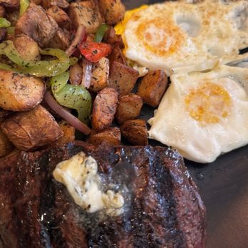 Julep Cast Iron Kitchen + Drink - Steak and eggs - New American Near Me - Brea, California Julep Cast Iron Kitchen + Drink - Steak and eggs - New American Near Me - Brea, California