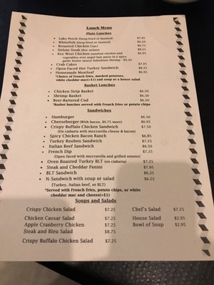 Menu photo 2 McVey's Restaurant & Bar Lowell, IN