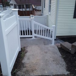 Vineyard Landscaping - This is railing Vineyard Landscaping installed incorrectly and refuse to fix or replace. It is upside-down.