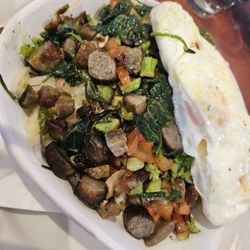 Veggie Skillet add sausage