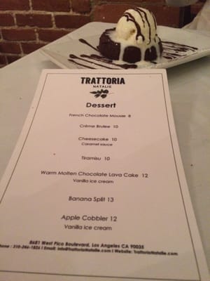 Menu photo 4 Trattoria Natalie Los Angeles, CA Menu photo 4 Trattoria Natalie Los Angeles, CA