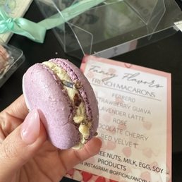 Lavender macaron Lavender macaron