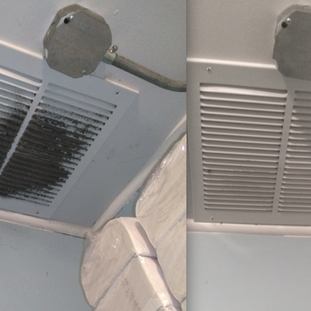 Squeaky Green Janitorial Services - Before / After of air vent - Office Cleaning Near Me Squeaky Green Janitorial Services - Before / After of air vent - Office Cleaning Near Me