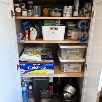 Cloudy to Clear Professional Organizing - After: Our pantry is so easy to navigate! - Home Organization Near Me