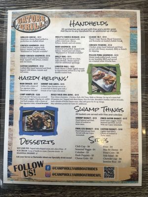Menu photo 2 Gators Grill Melbourne, FL