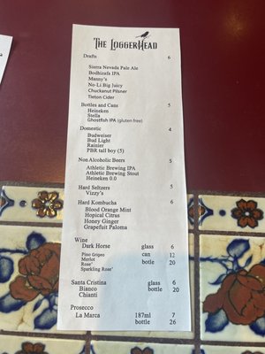 Menu photo 3 The Loggerhead Omak, WA