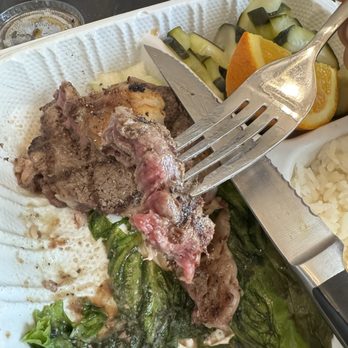Haruki Sushi House - Ribeye cooked exactly as ordered. Perfect - Sushi Bars Near Me - Vacaville, California