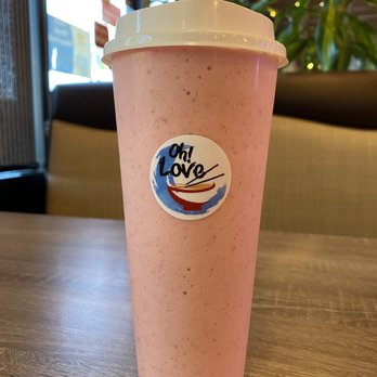 Pho Oh Love - Strawberry Smoothie - Vietnamese Near Me - La Puente, California Pho Oh Love - Strawberry Smoothie - Vietnamese Near Me - La Puente, California