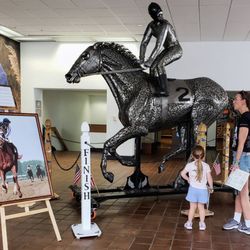 International Museum of the Horse - Secretariat Statue at International Museum of the Horse