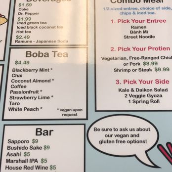 Roppongi - Menu - Ramen Near Me - Tulsa, Oklahoma