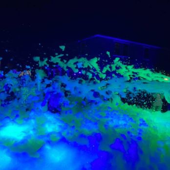 Extreme Game Trailer - Extreme foam glow black light party - Game Truck Rental Near Me - Perris, California