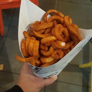 Cool Guys Fry Bar - Large Curly Fries - Fast Food Near Me - Seattle, Washington Cool Guys Fry Bar - Large Curly Fries - Fast Food Near Me - Seattle, Washington