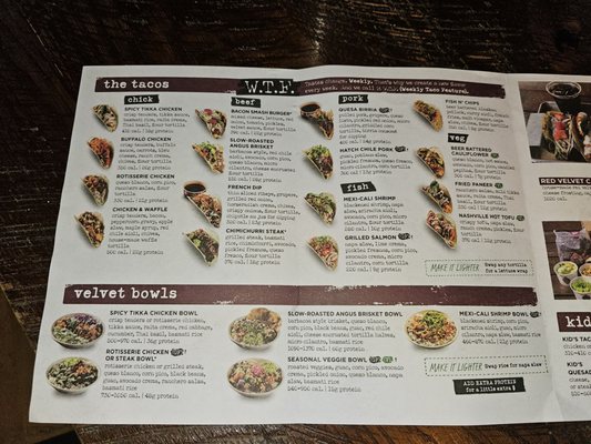 Menu photo 1 Velvet Taco Plano, TX Menu photo 1 Velvet Taco Plano, TX